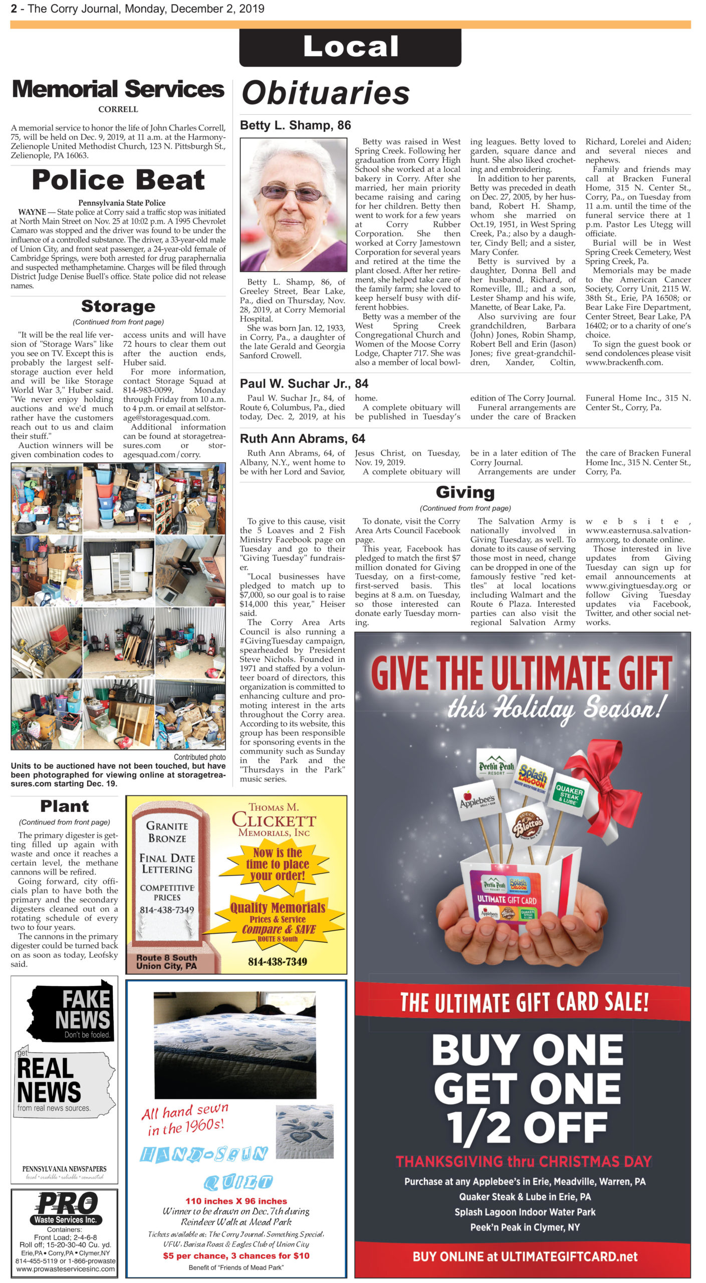 The Corry Journal